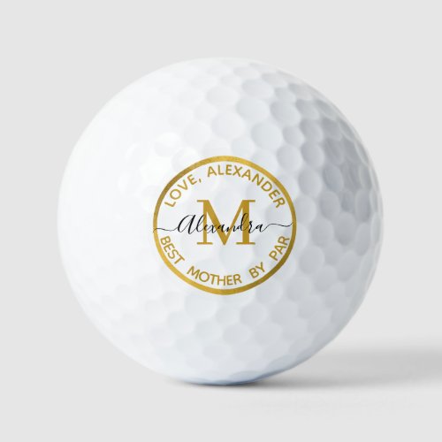 Best Mother by Par Golf Balls