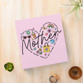 Best Mother Ever 3 Ring Binder
