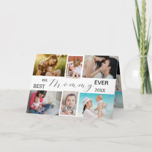 Best Mother Ever Mother's Day 6-Photo Collage Card