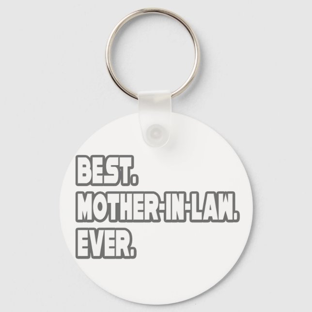 Best Mother-In-Law Ever Keychain (Front)