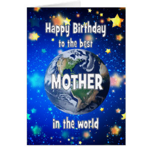 Best Mother In The World Birthday Cards