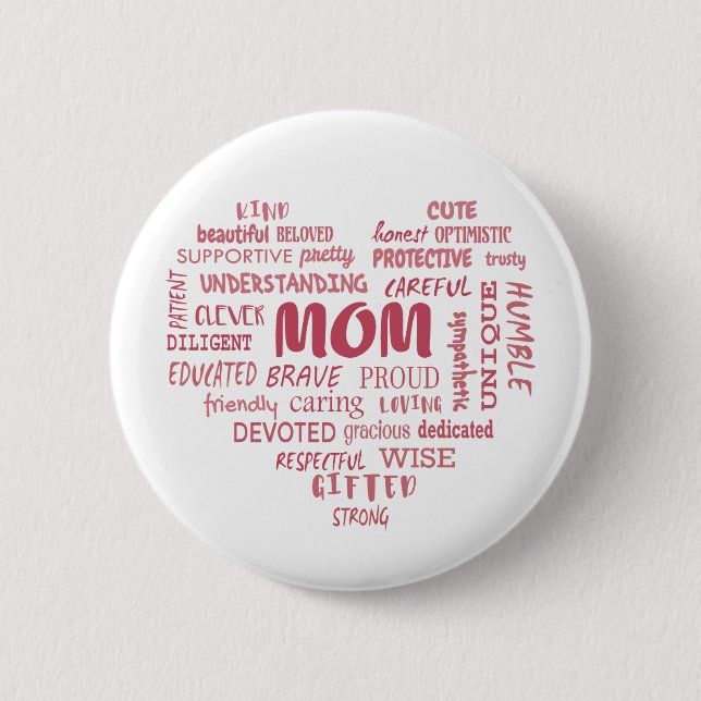 Best Mother qualities and mom characteristics Invi Button (Front)