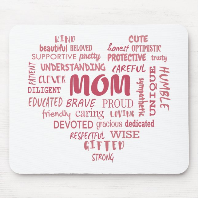 Best Mother qualities and mom characteristics Invi Mouse Pad (Front)
