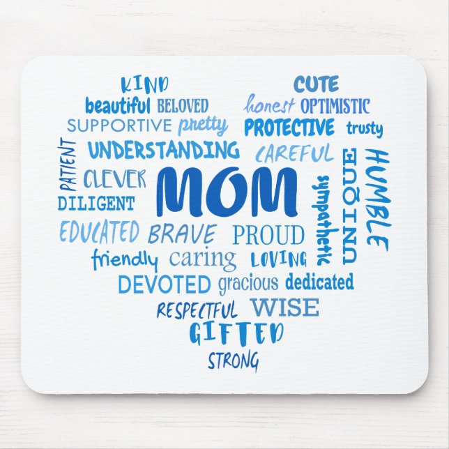 Best Mother qualities and mom characteristics Invi Mouse Pad (Front)