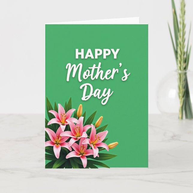 Best Mothers Day Blossom Card (Front)