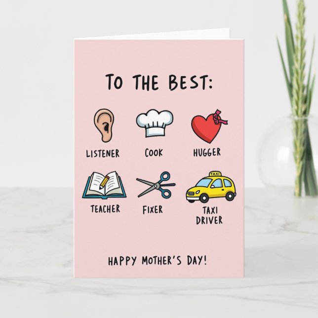 Best Mothers Day Ever Card (Front)