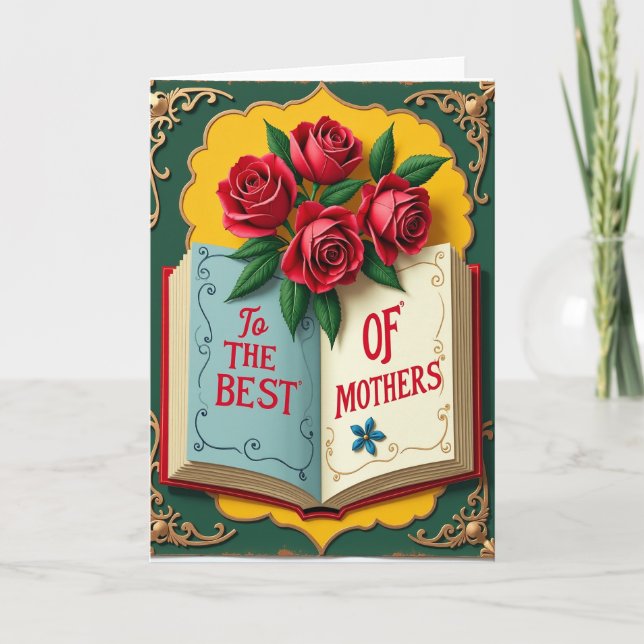 Best Mothers Message Art Card (Front)