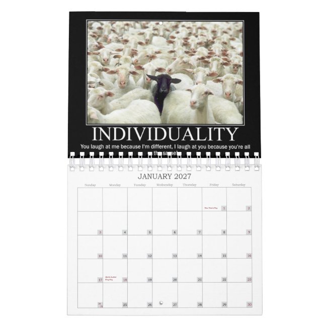Best Motivational Calendar Ever 2014 (Jan 2027)