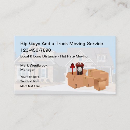 Best Moving Service Business Cards