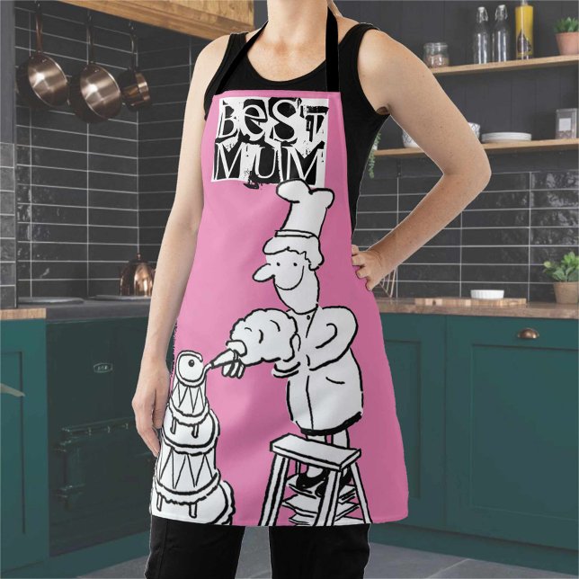 Best Mum Cake Maker Decorating Giant Cake Apron (Creator Uploaded)