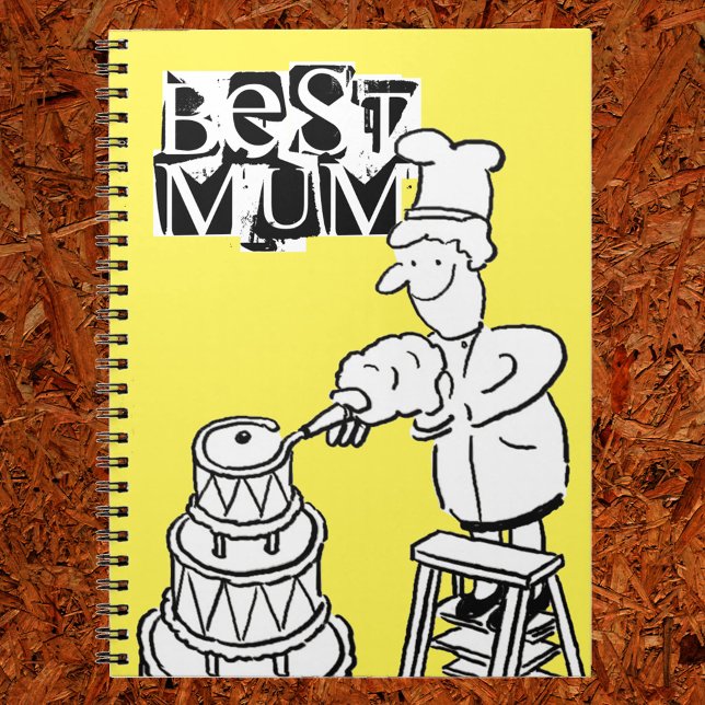 Best Mum Cake Maker Decorating Giant Cake Notebook (Creator Uploaded)