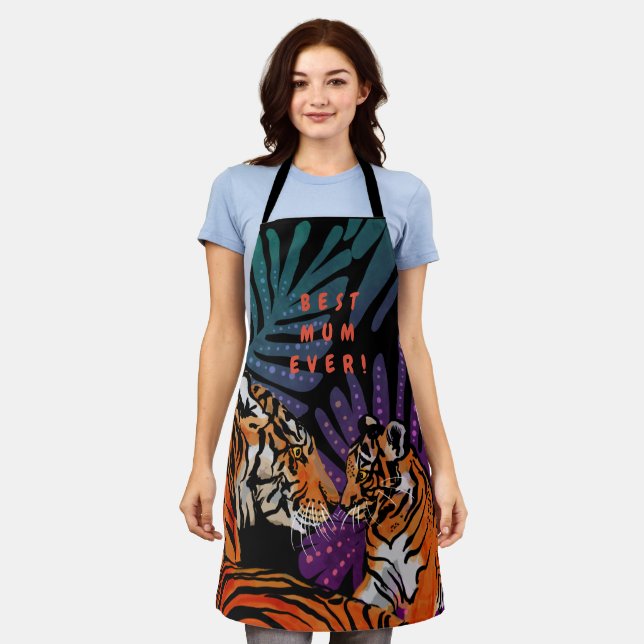 BEST MUM EVER APRON (Worn)