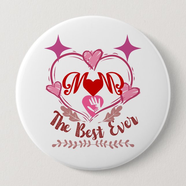 Best mum ever button (Front)