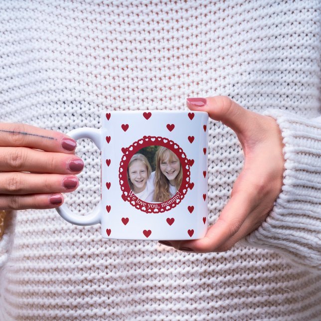 Best Mum Ever - Custom Photo Mug with Love (Best Mum Ever - Custom Photo Mug with Love)