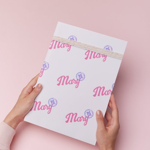 Best Mum Ever Personalized Mothers Day  Wrapping Paper
