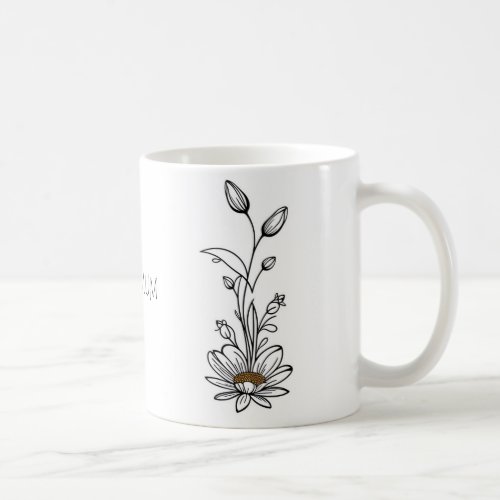 Best mum flower mug