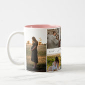 Best Mummy Ever | Mother's Day 8 Photo Collage Two-Tone Coffee Mug (Left)