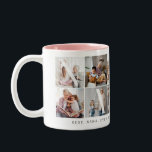 Best Nana Ever, 10 Photo Grid Gift for Grandma Two-Tone Coffee Mug<br><div class="desc">This is a 10 photo grid collage that spells out the word NANA along with a custom message. Perfect as a gift for grandma for mother's day or her birthday,  or Christmas. Keep your memories alive while drinking your morning coffee. Photos by prostooleh / Freepik.</div>