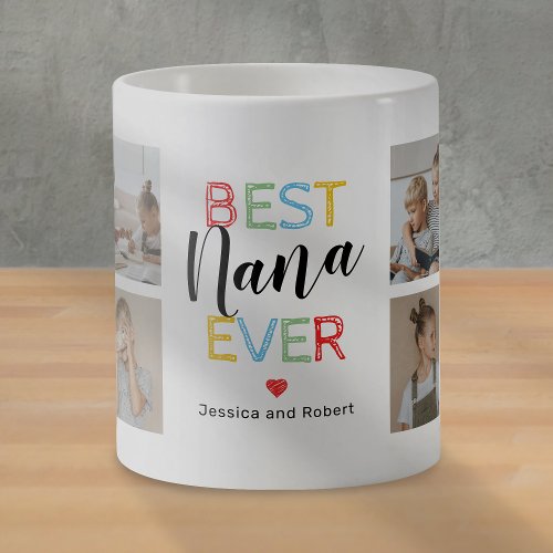 Best Nana Ever 8 Photo Coffee Mug