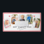 Best Nana Ever Calligraphy 5 Photo Desk Mat<br><div class="desc">This grandparent desk mat provides space for 5 photos, allowing users to showcase their favorite pictures of their grandchildren. The design features a modern style calligraphy that reads: “Best Nana Ever” and is accented with touches of a light peach color. The desk mat’s modern style calligraphy adds an elegant touch...</div>