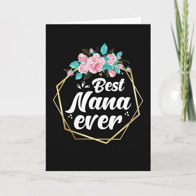 Best Nana Ever Card (Front)