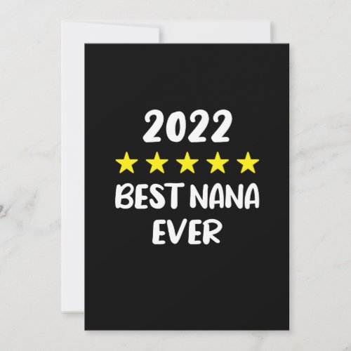 Best Nana Ever Mothers Day 2022 5 Star Rating Save The Date
