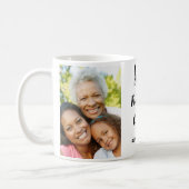 Best Nana Ever Personalized Mothers Day Photo Coffee Mug (Left)