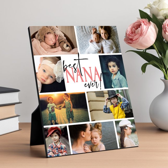 Best Nana Ever Photo Collage Plaque (Creator Uploaded)