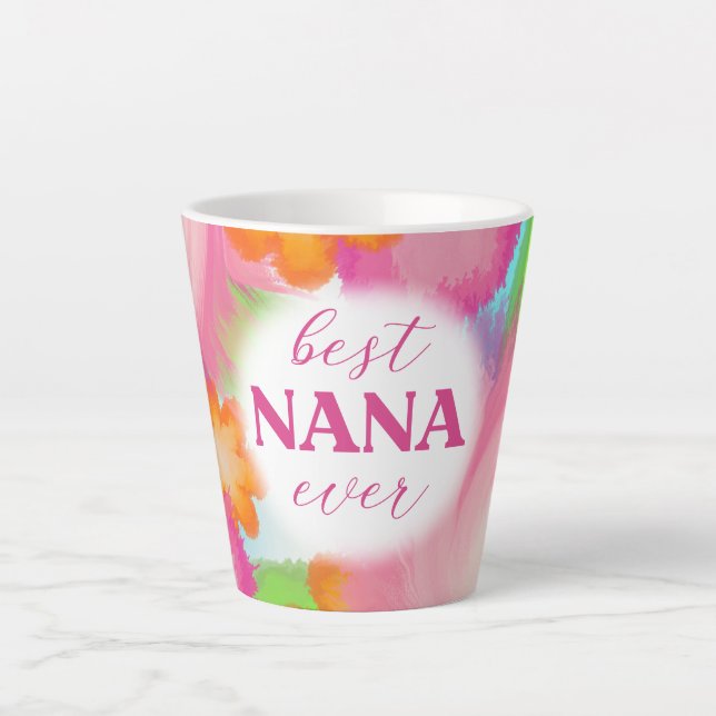 Best Nana Ever Sublimation-25972 Latte Mug (Front)