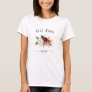 Best Nana Ever | Trendy Burgundy Boho Floral T-Shirt