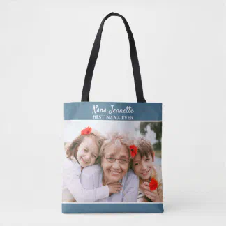 1 set Initial Canvas Tote Bag, Personalized Present Bag, Clutch