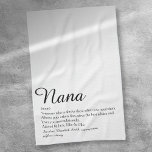 Best Nana, Grandma, Granny Definition Script Kitchen Towel<br><div class="desc">Personalise for your special Grandma,  Grandmother,  Granny,  Nan,  Nanny or Abuela to create a unique gift for birthdays,  Christmas,  mother's day or any day you want to show how much she means to you. A perfect way to show her how amazing she is every day. Designed by Thisisnotme©</div>