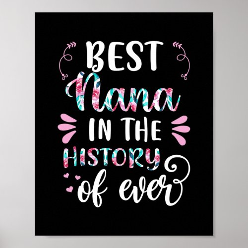 Best Nana in the History of Ever Mothers Day Poster