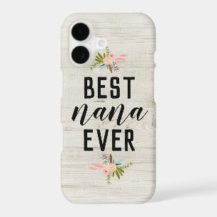 Best Nana Mother's Day Floral Farmhouse iPhone 17 Case