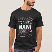 Best Nani Ever Funny First Time Grandma Mothers Da