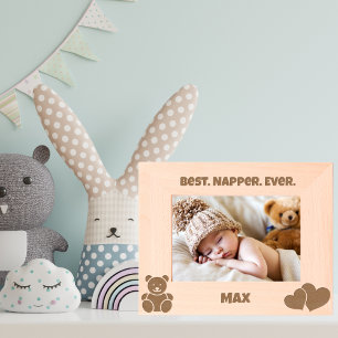 Best Napper Ever,Funny Cute Personalized Baby Engraved Frames