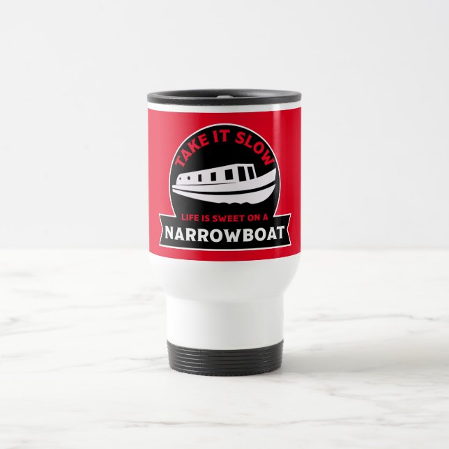 Best Narrowboats | British Canal Boats | Barges |  Travel Mug (Center)