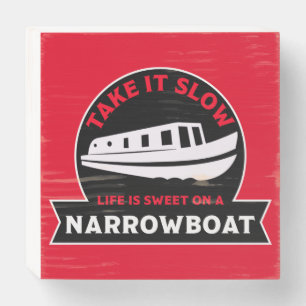 Best Narrowboats   British Canal Boats   Barges    Wooden Box Sign