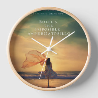 Best nature morning glory design wall clock