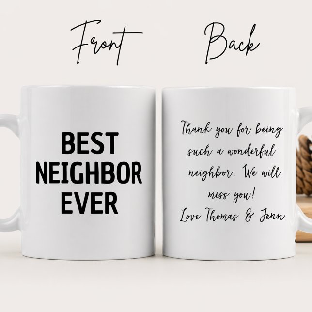 Best Neighbor Ever Thank You Mug (Creator Uploaded)