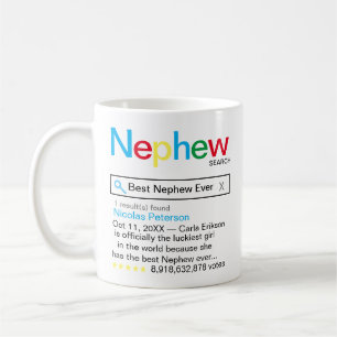Best Nephew Ever Search engine Result message Coffee Mug