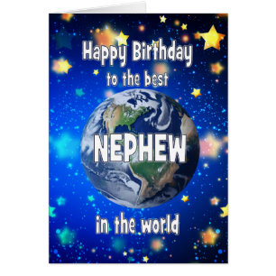 Best Nephew In The World Birthday Cards