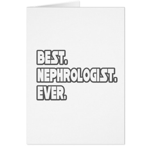 Best Nephrologist Ever Cards (Front)