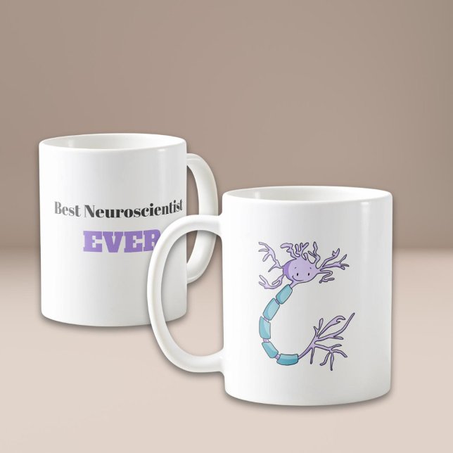 Best Neuroscientist Ever Neuron Personalized Coffee Mug (Creator Uploaded)