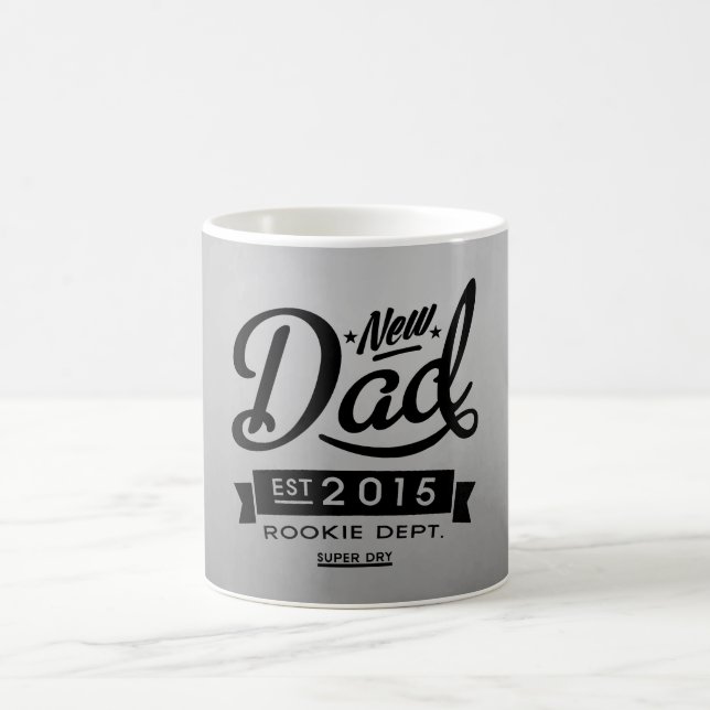 Best New Dad 2015 Coffee Mug (Center)