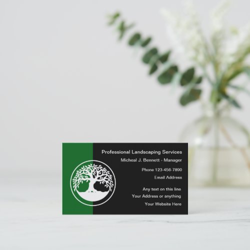 Best New Landscaping Business Cards