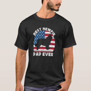 Best Newfie Dad For Men Newfy Newfoundland Dog Ame T-Shirt
