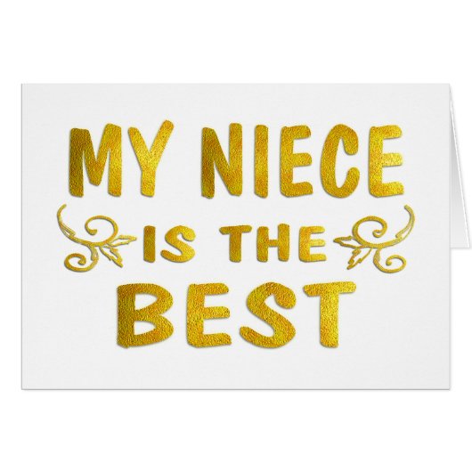 Best Niece Cards (Front Horizontal)