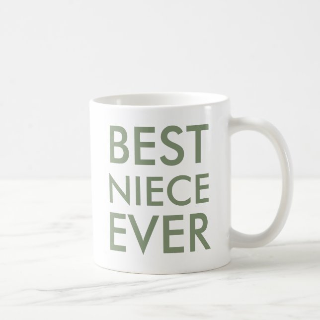 Best Niece Ever Mug Modern elegant simple (Right)