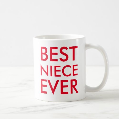 Best Niece Ever Mug Modern elegant simple